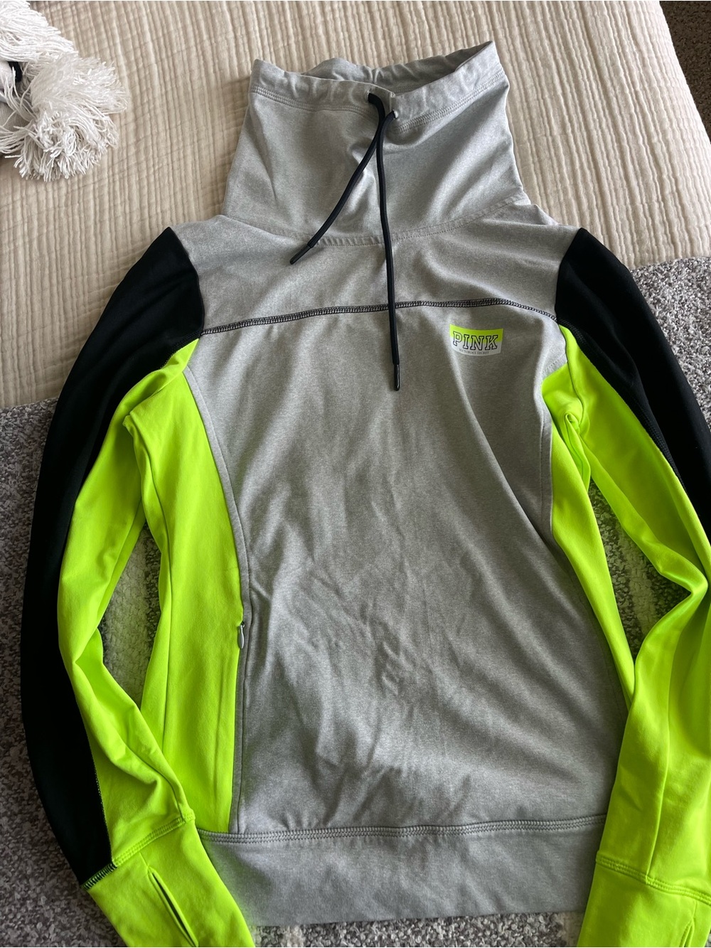 Vintage VS Pink Athletic Mock Neck